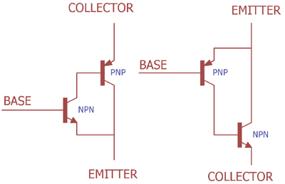 Darlington Transistor Pair Configuration Working Application Examples